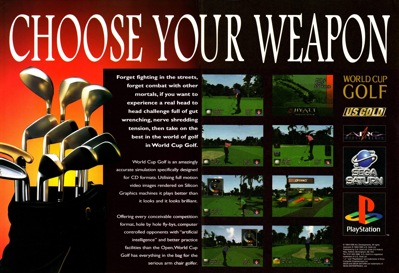 World Cup Golf: Professional Edition - Advertisement Flyer - Front (Europe) - 2560x1750