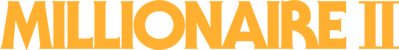 Millionaire II - Clear Logo (North America) - 2400x301
