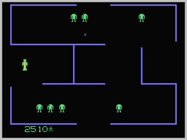 Berzerk - Screenshot - Gameplay (World) - 256x192