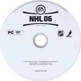 NHL 06 - Disc (Europe) - 731x731
