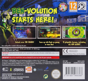 Ben 10: Omniverse - Box - Back (Europe) - 1200x1100