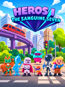 Heroes: The Sanguine Seven - Fanart - Box - Front (World) - 1086x1448