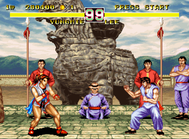 Fighter's History Dynamite - Screenshot - Gameplay (Japan) - 608x448