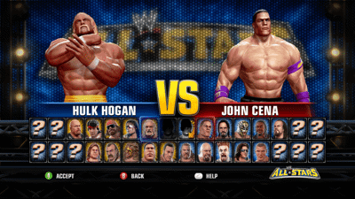 WWE All Stars - Screenshot - Game Select (World) - 1280x720