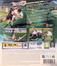 Rugby Challenge 3 - Box - Back (Europe) - 928x1080