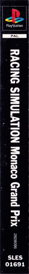 Monaco Grand Prix - Box - Spine (Europe) - 154x1453