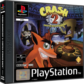 Crash Bandicoot 2: Cortex Strikes Back - Box - 3D (Europe) - 1429x1429