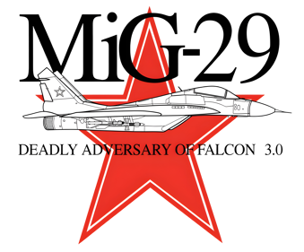 MiG-29: Deadly Adversary of Falcon 3.0 - Clear Logo (World) - 3500x2899