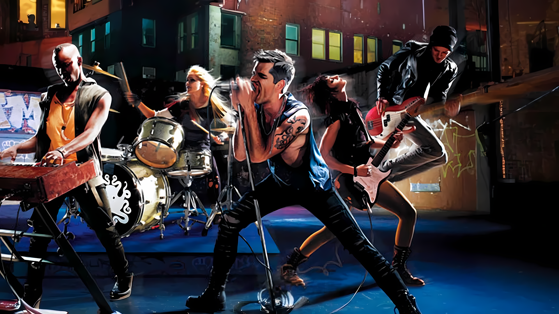 Illustration of Rock Band 3