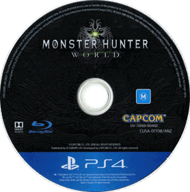 Monster Hunter: World - Disc (Oceania) - 768x775