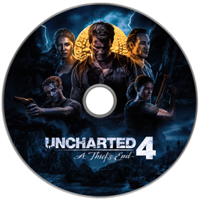 Uncharted 4: A Thief's End - Fanart - Disc (World) - 1254x1254