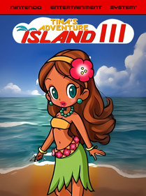 Tina's Adventure Island III - Fanart - Box - Front (World) - 798x1072