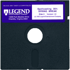 Spellcasting 301: Spring Break - Disc (North America) - 795x794