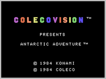 Antarctic Adventure - Screenshot - Game Title (World) - 256x192