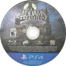 The Addams Family: Mansion Mayhem - Disc (North America) - 375x372