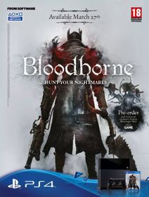 Bloodborne - Advertisement Flyer - Front (United Kingdom) - 604x800