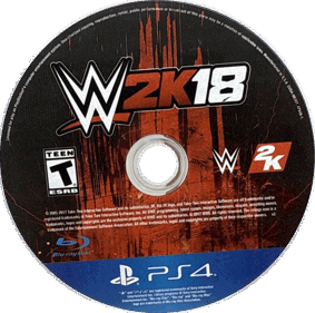 WWE 2K18 - Disc (North America) - 907x900