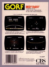 Gorf - Box - Back (France) - 497x680