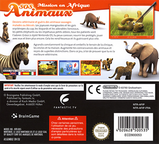 My Animal Centre in Africa - Box - Back (France) - 640x578