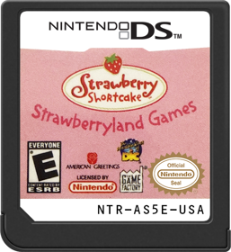 Strawberry Shortcake: Strawberryland Games - Cart - Front (North America) - 517x564