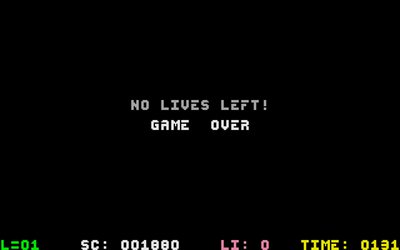 Rockfall - Screenshot - Game Over (Europe) - 320x200