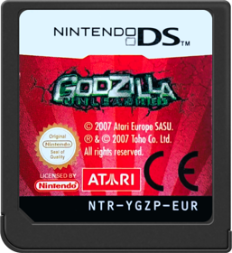 Godzilla Unleashed: Double Smash - Cart - Front (Europe) - 517x564