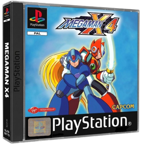 Mega Man X4 - Box - 3D (Europe) - 497x502