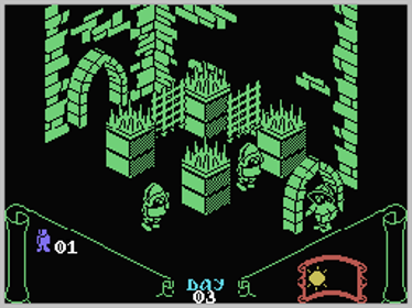 Knight Lore - Screenshot - Gameplay (World) - 256x192