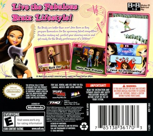 Bratz: Girlz Really Rock! - Box - Back (North America) - 768x680
