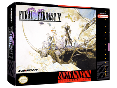 Final Fantasy V - Box - 3D (United States) - 1024x768