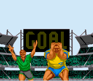 Head-On Soccer - Screenshot - Gameplay (World) - 256x224