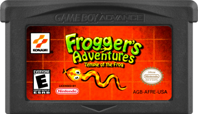 Frogger's Adventures: Temple of the Frog - Cart - Front (North America) - 1000x574