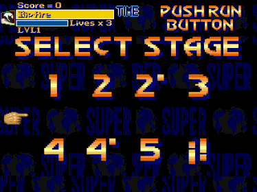 Final Fight GOLD: Super Extra - Screenshot - Game Select (World) - 960x720