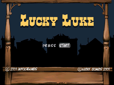 Lucky Luke: Western Fever - Screenshot - Game Title (Europe) - 640x480