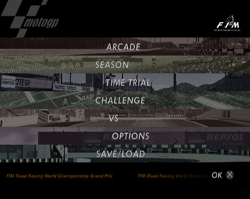 MotoGP - Screenshot - Game Select (World) - 640x510