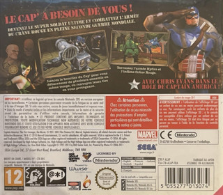 Captain America: Super Soldier - Box - Back (France) - 1361x1192