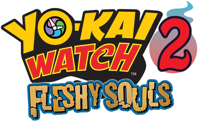 Yo-Kai Watch 2: Fleshy Souls - Clear Logo (North America) - 2115x1298