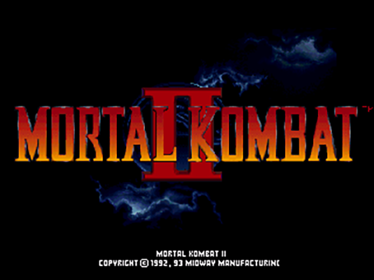 Mortal Kombat II - Screenshot - Game Title (Japan) - 640x480