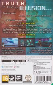 AI: The Somnium Files: Nirvana Initiative - Box - Back (Europe) - 496x800