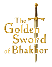 The Golden Sword of Bhakhor - Clear Logo (Europe) - 441x566