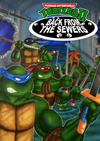 Teenage Mutant Ninja Turtles II: Back from the Sewers - Fanart - Box - Front (North America) - 1800x2550
