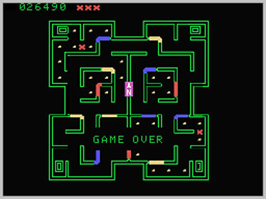 Mouse Trap - Screenshot - Game Over (World) - 256x192
