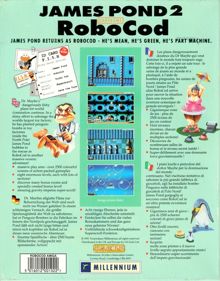 James Pond 2: Codename RoboCod - Box - Back (Europe) - 627x800