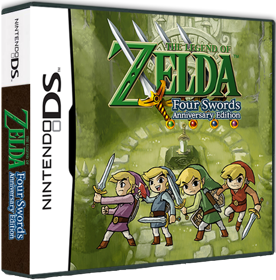 The Legend of Zelda: Four Swords Anniversary Edition - Box - 3D (United States) - 575x584