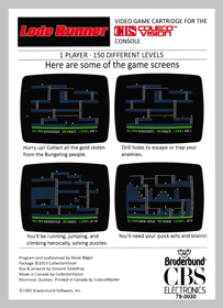 Lode Runner - Box - Back (Europe) - 1630x2246