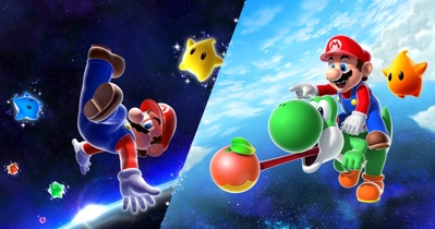 Super Mario Galaxy + Super Mario Galaxy 2 - Fanart - Background (World) - 1600x842