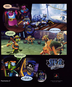 Sly 2: Band of Thieves - Advertisement Flyer - Front (United States) - 1903x2289