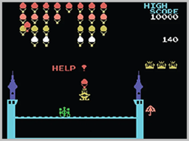 King & Balloon (Opcode Games) - Screenshot - Gameplay (World) - 256x192