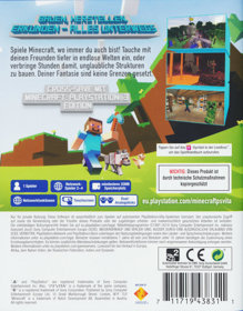 Minecraft: Playstation Vita Edition - Box - Back (Germany) - 600x768