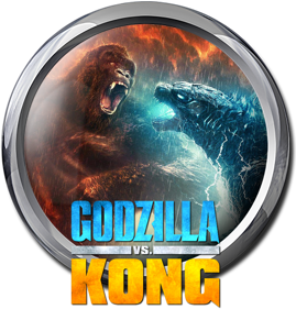 Godzilla vs Kong Pinball - Fanart - Cart - Front (World) - 884x923